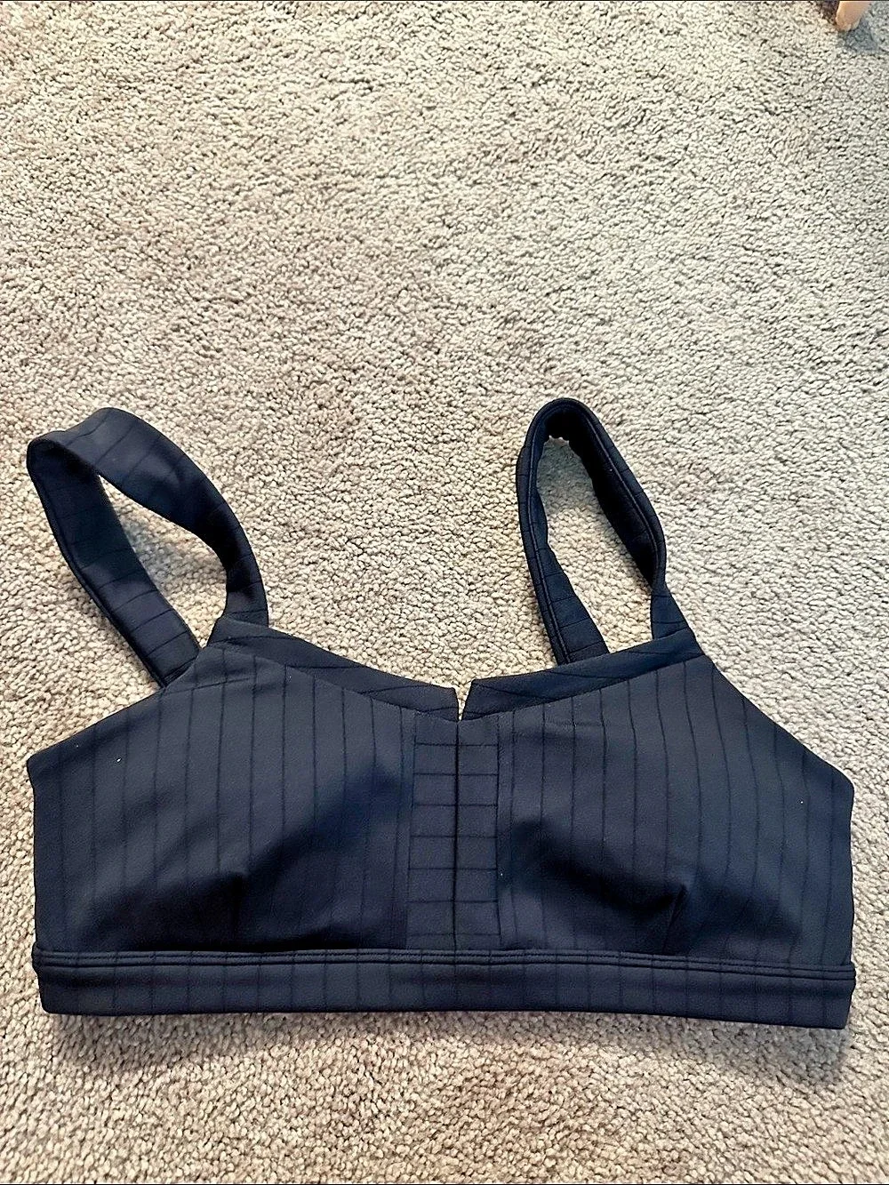 Alo Black Sports Bra New Size M